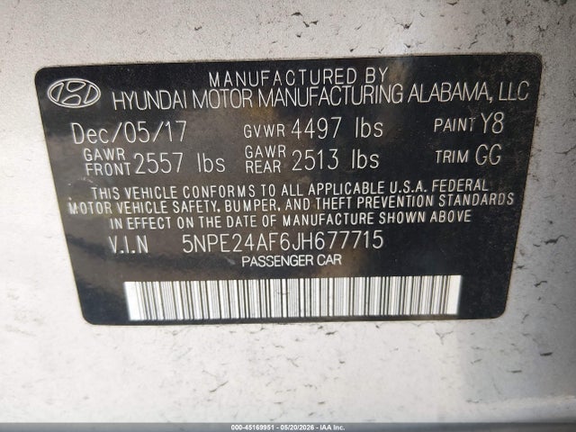 Hyundai SONATA Se