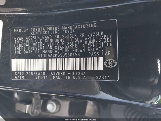 Toyota Camry Se