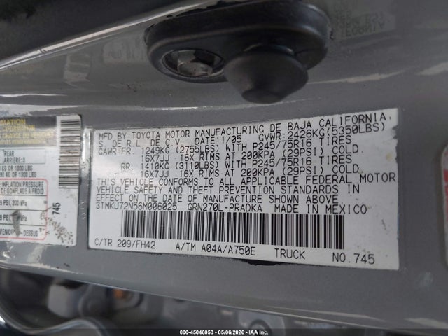 Toyota Tacoma Prerunner V6