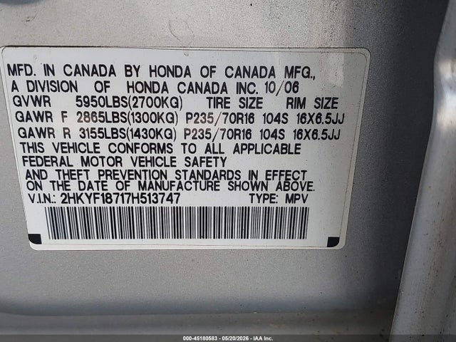 Honda Pilot Ex-l