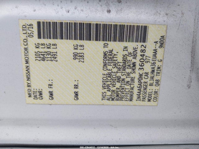 Nissan Maxima 3.5 Platinum