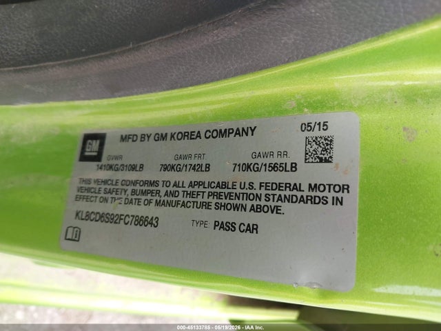 Chevrolet Spark 1lt Cvt