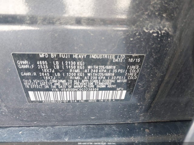 Subaru Outback 2.5i Limited