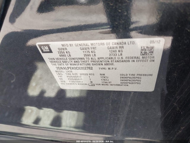 Chevrolet Equinox 2lt