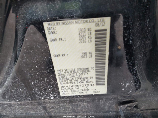 Nissan Altima 2.5 Sv