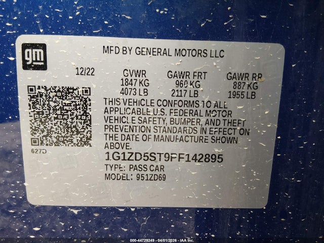 Chevrolet Malibu Fwd 1lt