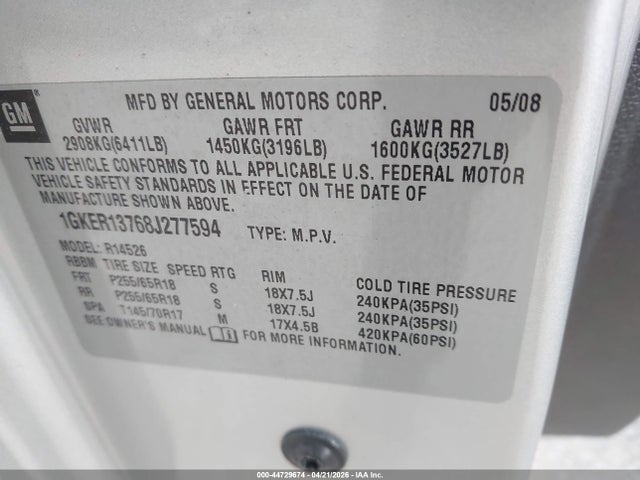 GMC Acadia Sle-1