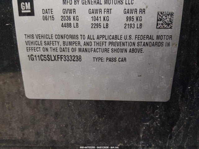 Chevrolet Malibu 1lt