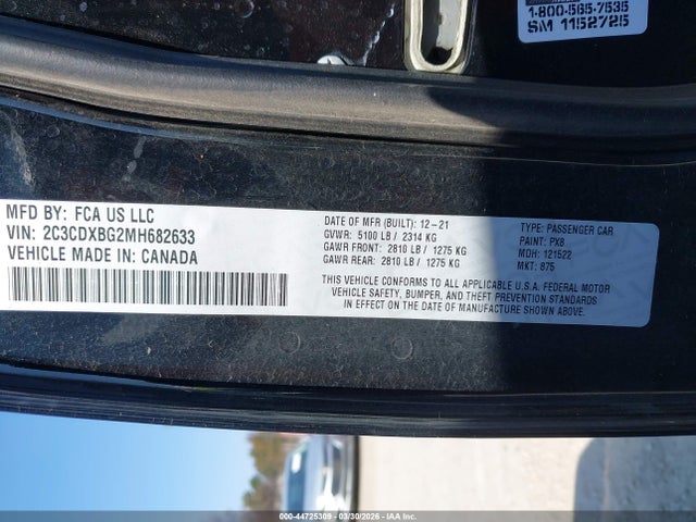 Dodge Charger Sxt Rwd