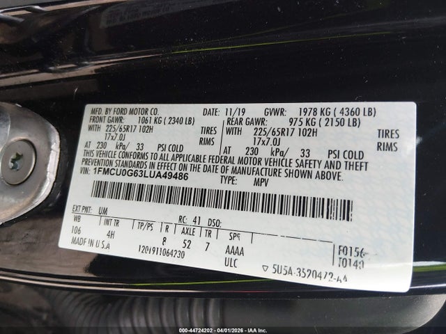 Ford Escape Se