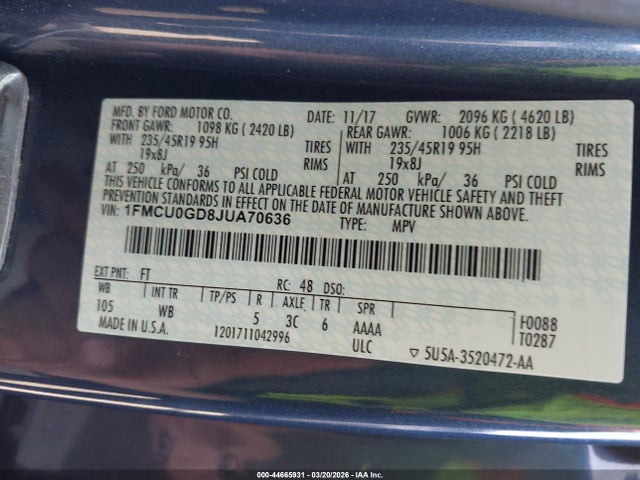 Ford Escape Se