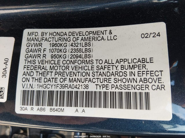 Honda Accord Ex