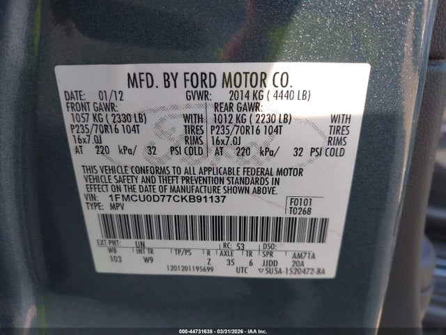Ford Escape Xlt