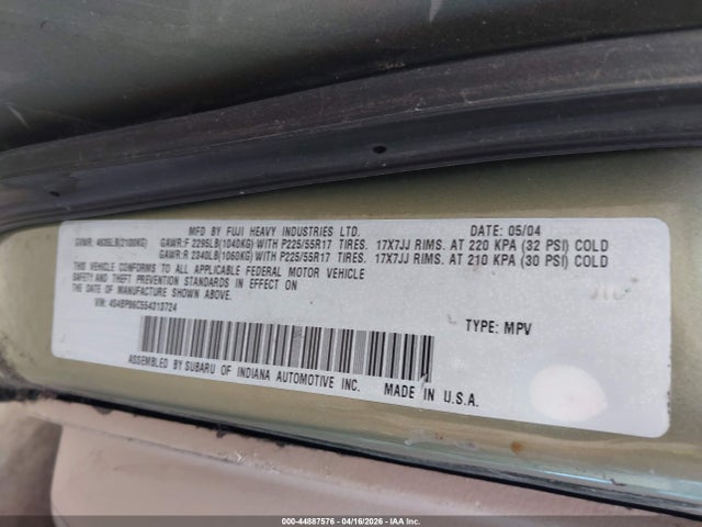 Subaru Outback 3.0r L.l. Bean Edition