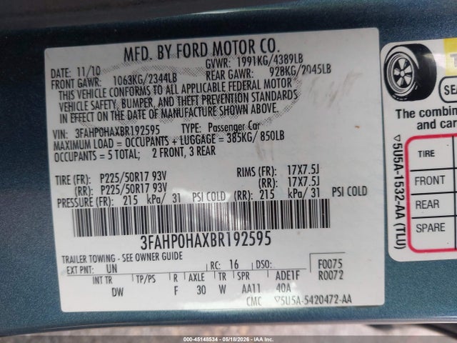 Ford Fusion Se