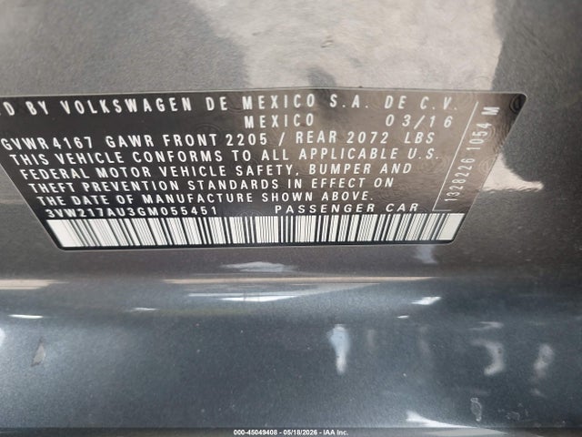 Volkswagen Golf Tsi S 4-door