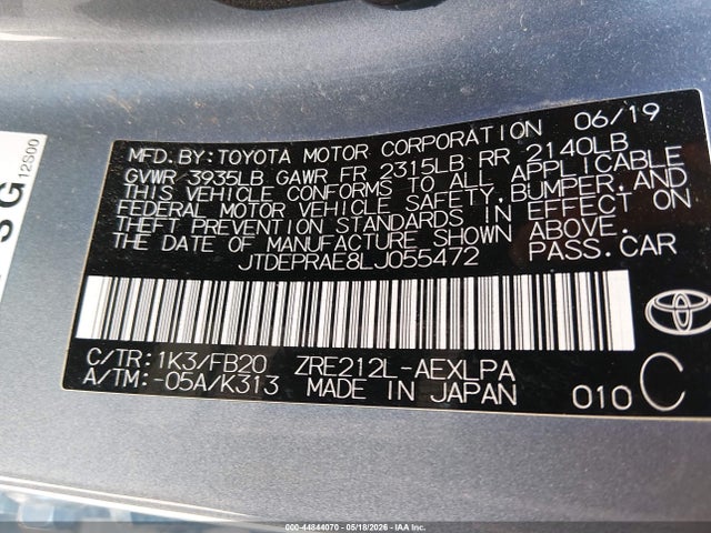 Toyota Corolla Le