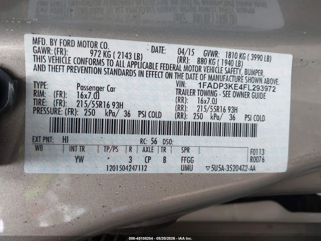Ford Focus Se