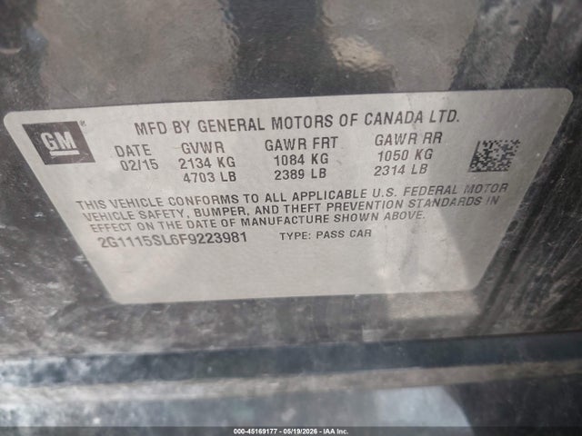 Chevrolet Impala 1lt