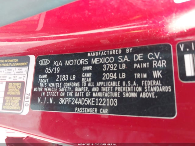 Kia Forte Lxs