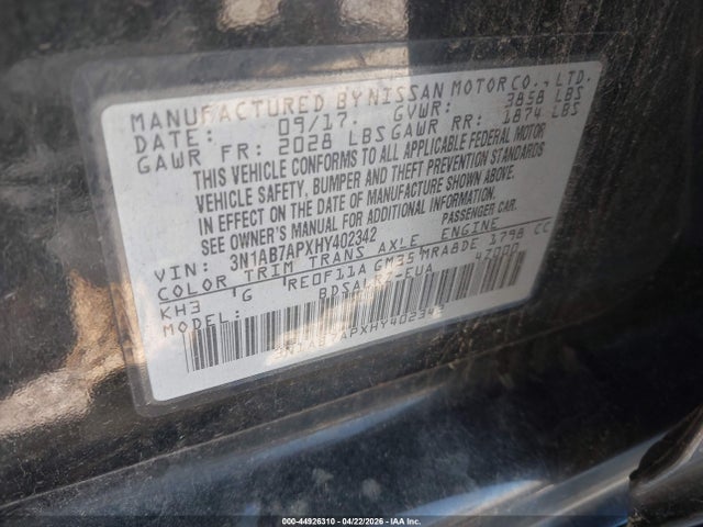 Nissan Sentra Sr