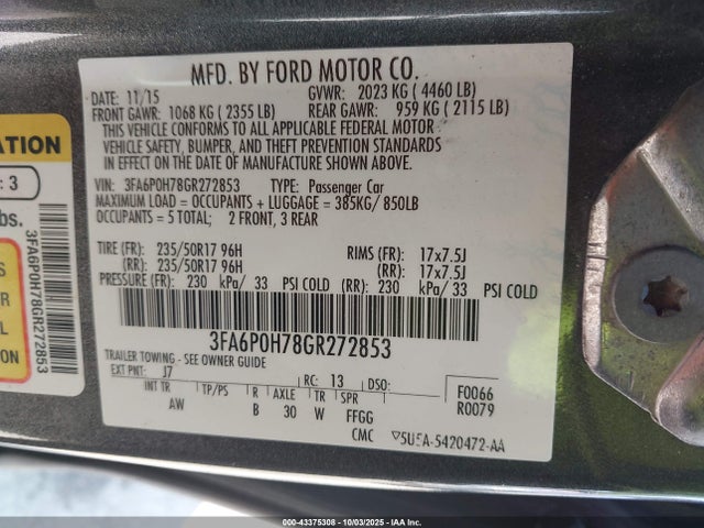 Ford Fusion Se