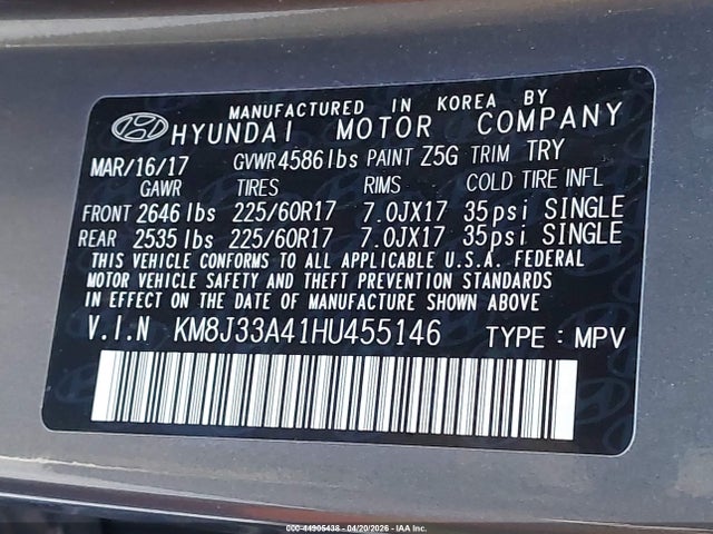 Hyundai TUCSON Se Plus