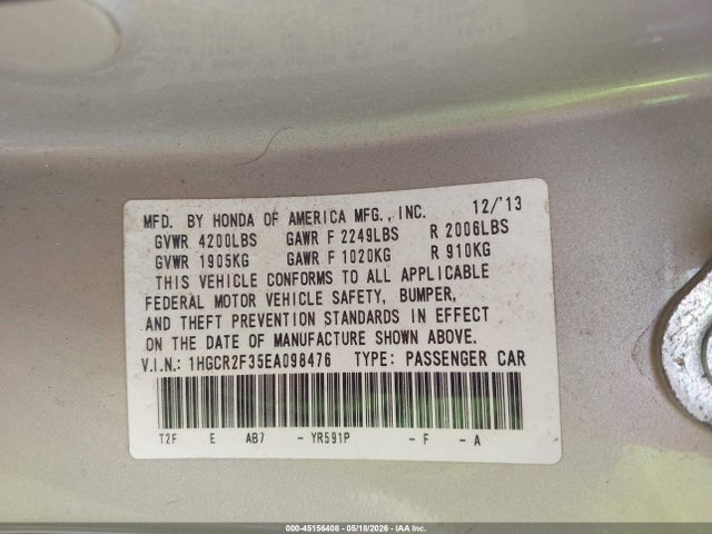 Honda Accord Lx