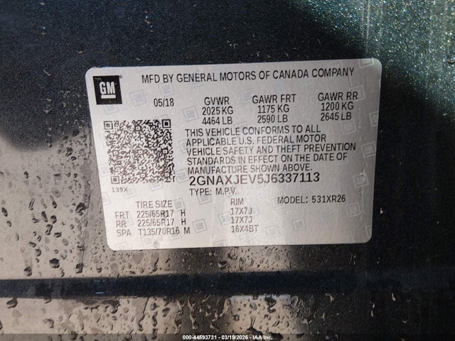 Chevrolet Equinox Lt