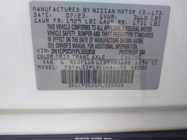 Nissan Kicks Sv Xtronic Cvt
