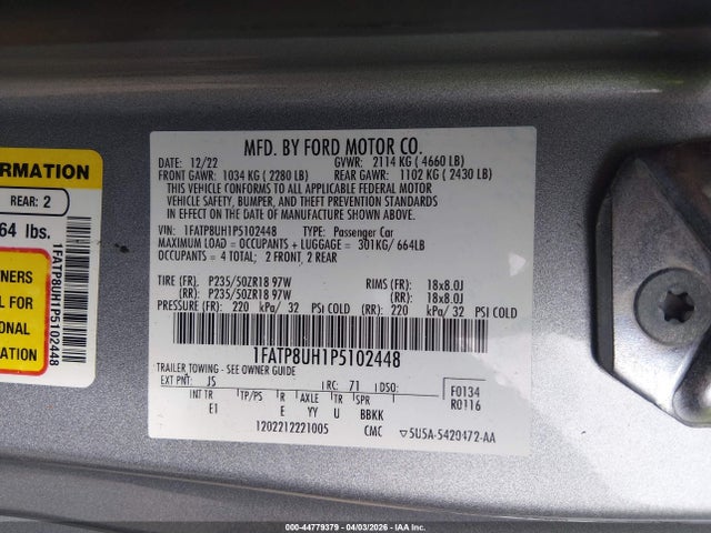 Ford Mustang Ecoboost Premium