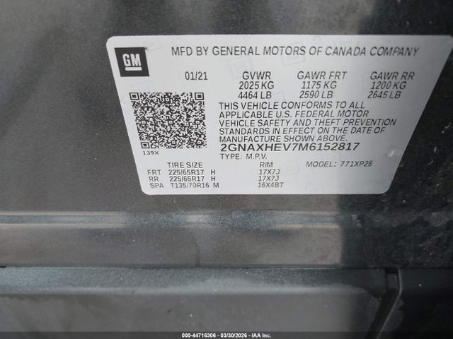 Chevrolet Equinox Fwd Ls