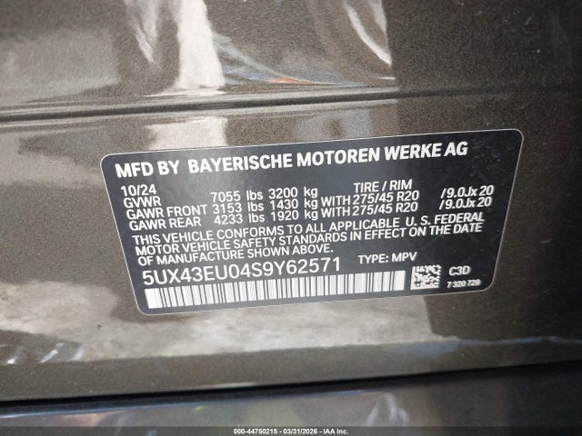 BMW X Series Xdrive50e