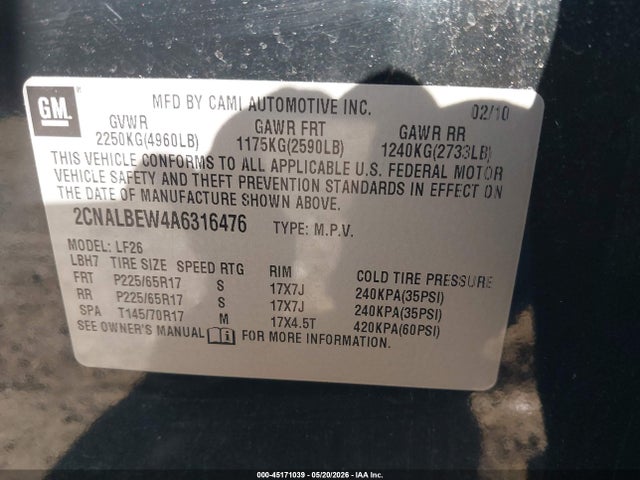 Chevrolet Equinox Ls
