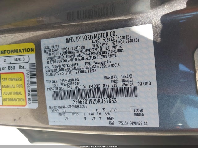 Ford Fusion Se