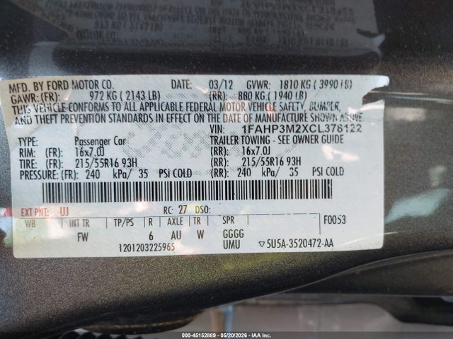 Ford Focus Sel