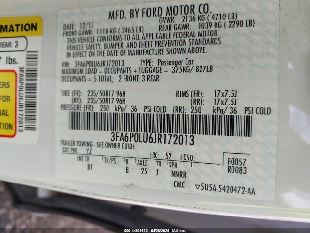 Ford Fusion Se