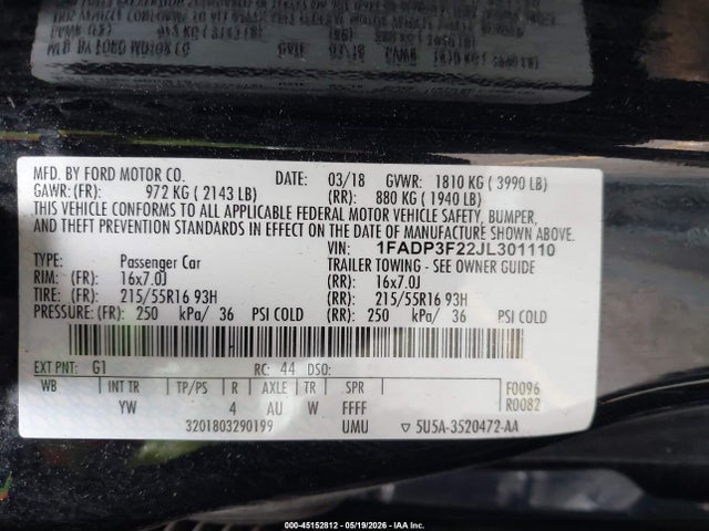 Ford Focus Se