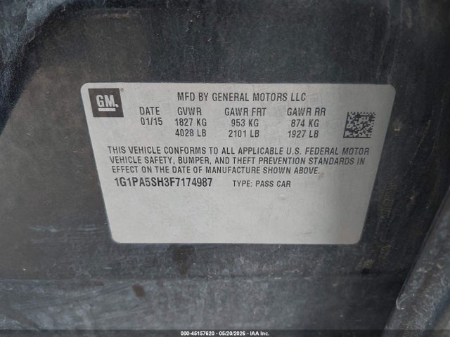 Chevrolet Cruze Ls Auto