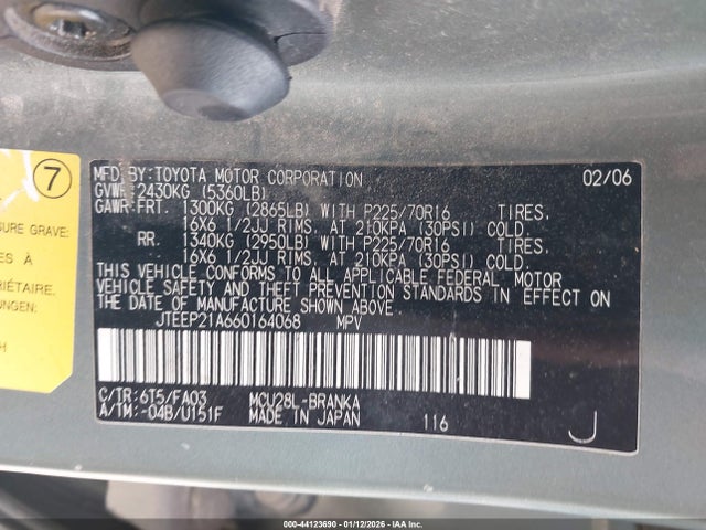 Toyota Highlander V6