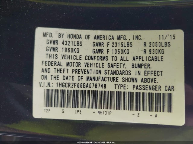 Honda Accord Sport