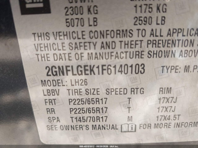 Chevrolet Equinox 2lt