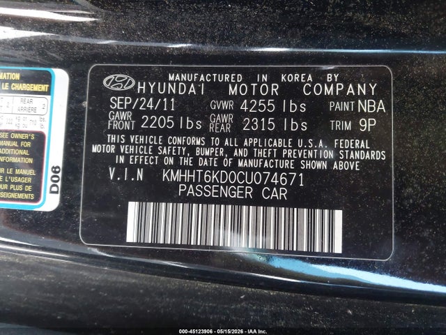 Hyundai Genesis 2.0t