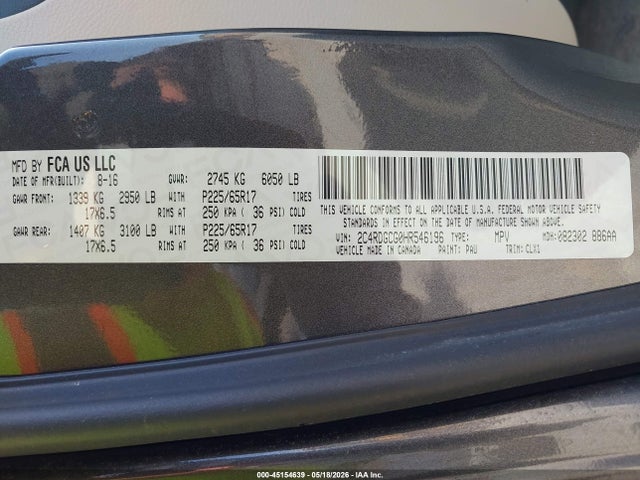 Dodge Grand Caravan Sxt