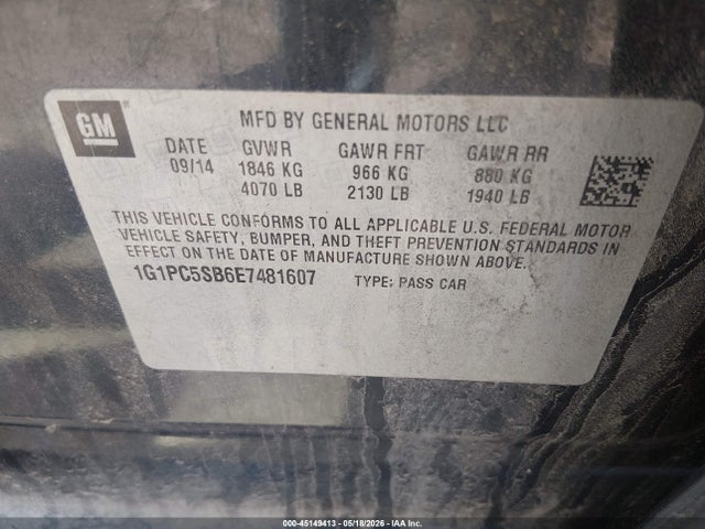 Chevrolet Cruze 1lt Auto