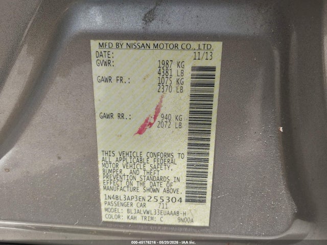 Nissan Altima 3.5 Sl