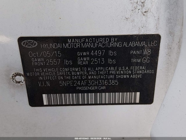 Hyundai SONATA Se