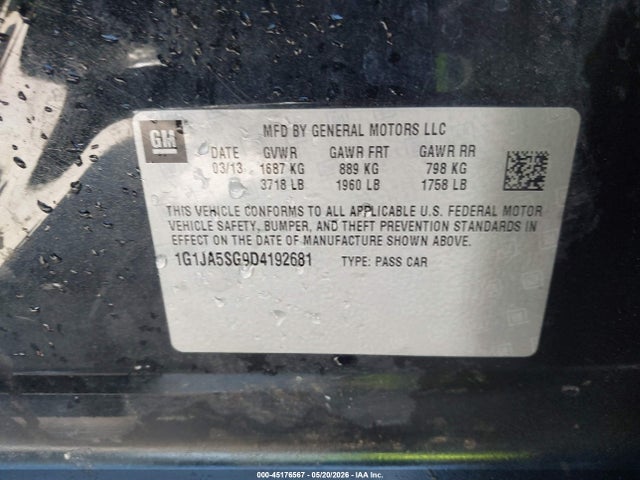 Chevrolet Sonic Ls Auto