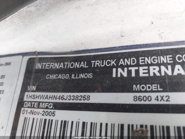 International 8000 8600