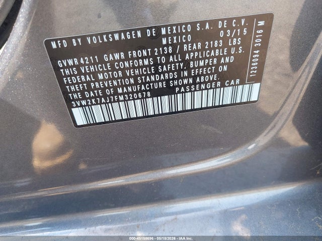 Volkswagen Jetta 2.0l S